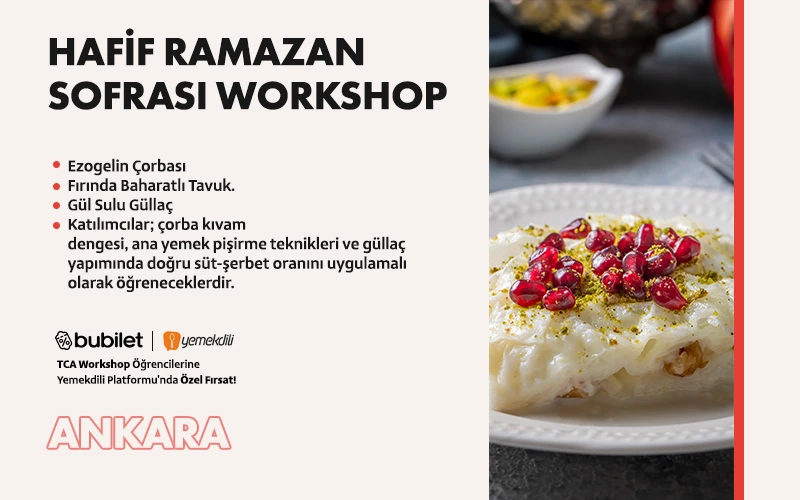 TCA | Hafif Ramazan Sofrası Workshop