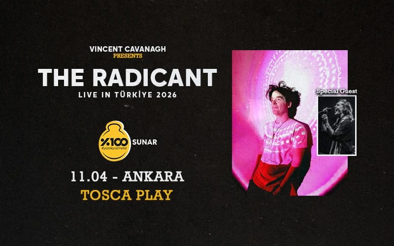 %100 Metal Sunar: The Radicant + Selected Anathema Songs with Lee Douglas | Ankara