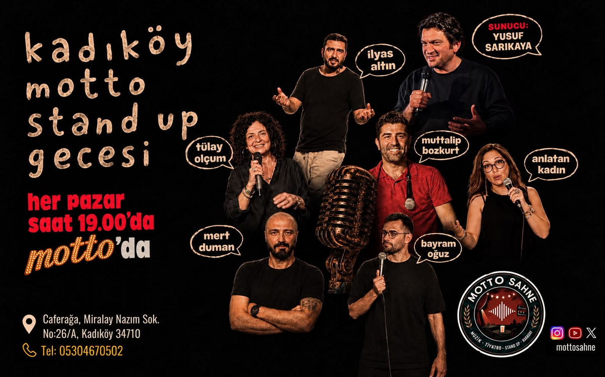 Kadıköy Motto Stand-up Her Pazar
