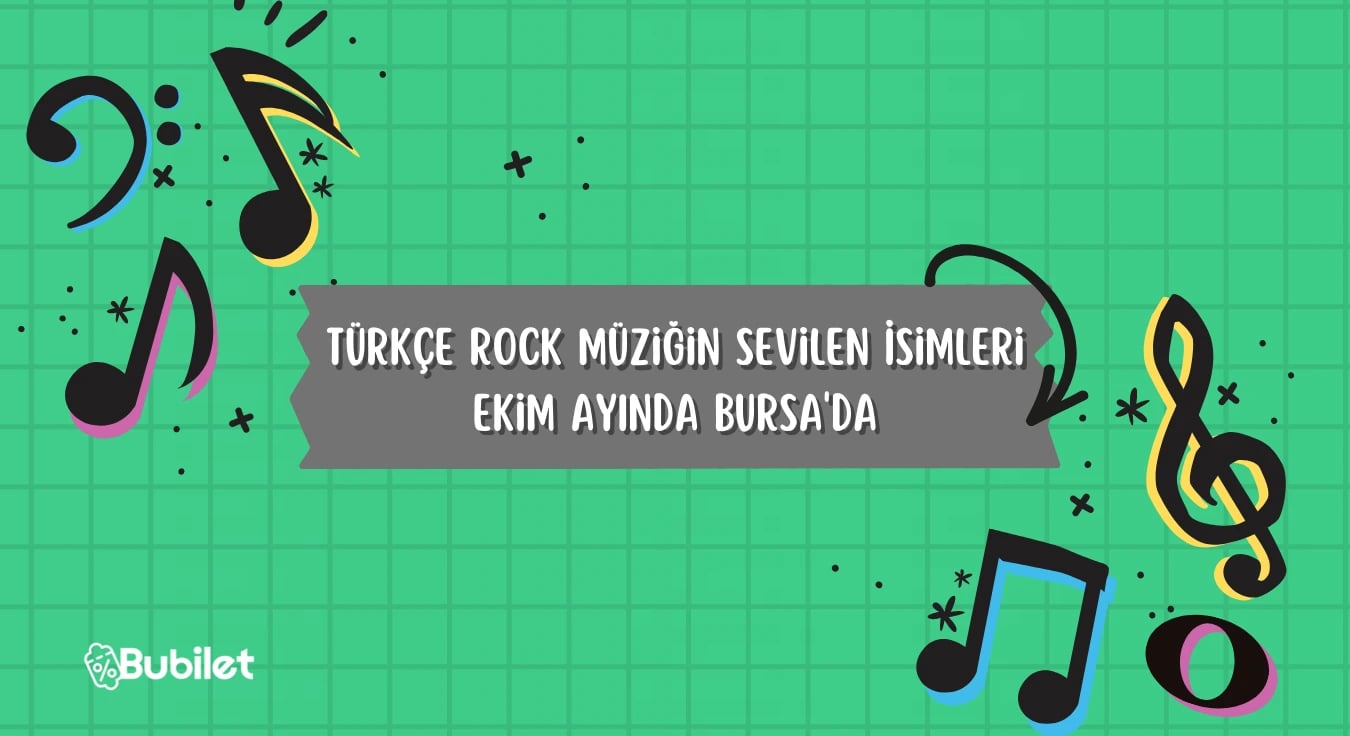 Bursa Ekim Ayı Türkçe Rock Konserleri