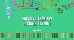 Sakarya Ekim Ayı Etkinlik Takvimi