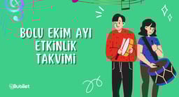 Bolu Etkinlik Takvimi: Ekim 2022