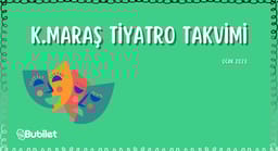 Kahramanmaraş Tiyatro Takvimi Ocak