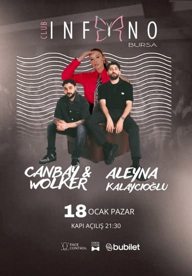 Canbay & Wolker & Aleyna Kalaycıoğlu Konseri etkinlikgörseli