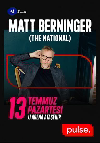 +1 Sunar: Matt Berninger etkinlikgörseli