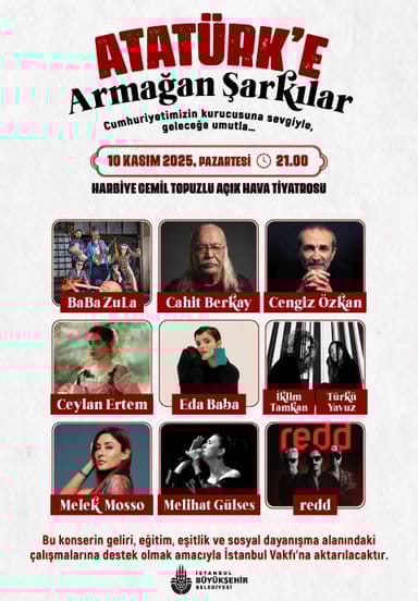 Atatürk'e Armağan Şarkılar etkinlikgörseli