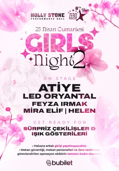 Girls Night - Atiye etkinlikgörseli