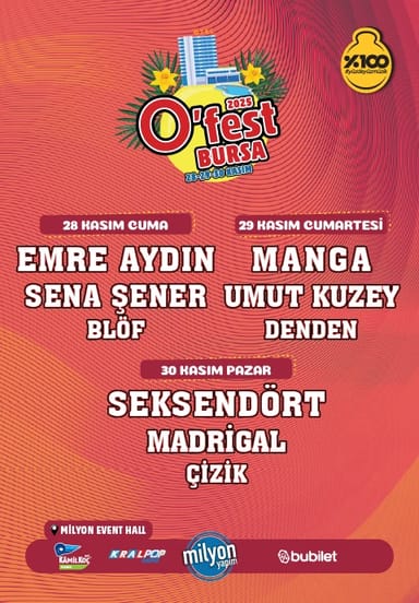 Ofest Bursa - 2025 etkinlikgörseli