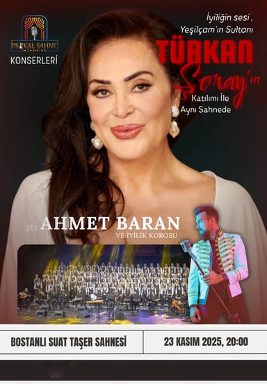 Türkan Şoray ve Ahmet Baran & İyilik Korosu Konseri etkinlikgörseli