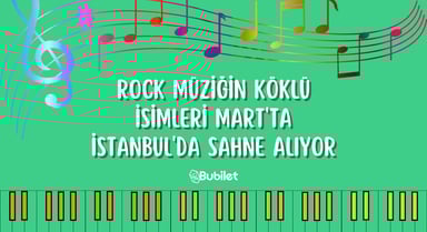 İstanbul Rock Müzik Konserleri Mart 2023