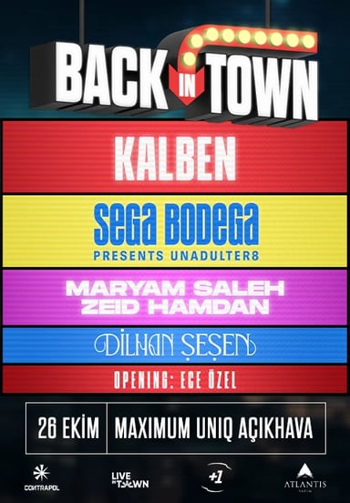 BACK IN TOWN FESTIVAL etkinlikgörseli