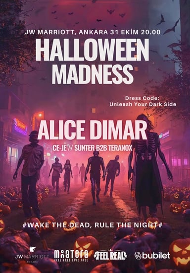 Halloween Madness : Alice Dimar etkinlikgörseli
