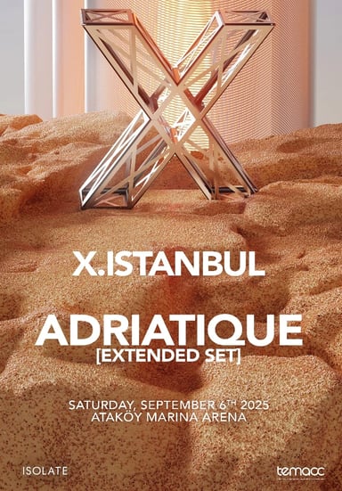 X by ADRIATIQUE etkinlikgörseli