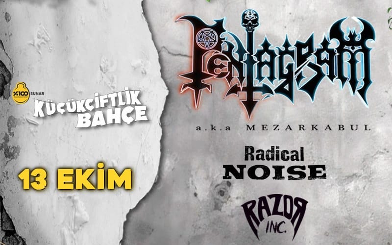 %100 Metal Sunar: Pentagram, Radical Noise, Razor Inc.