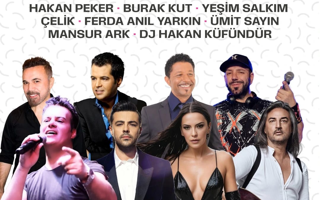 90'lar Türkçe Pop Fest : Hakan Peker, Burak Kut, Yeşim Salkım, Çelik, Ferda Anıl Yarkın, Ümit Sayın, Mansur Ark, Dj Hakan Küfündür