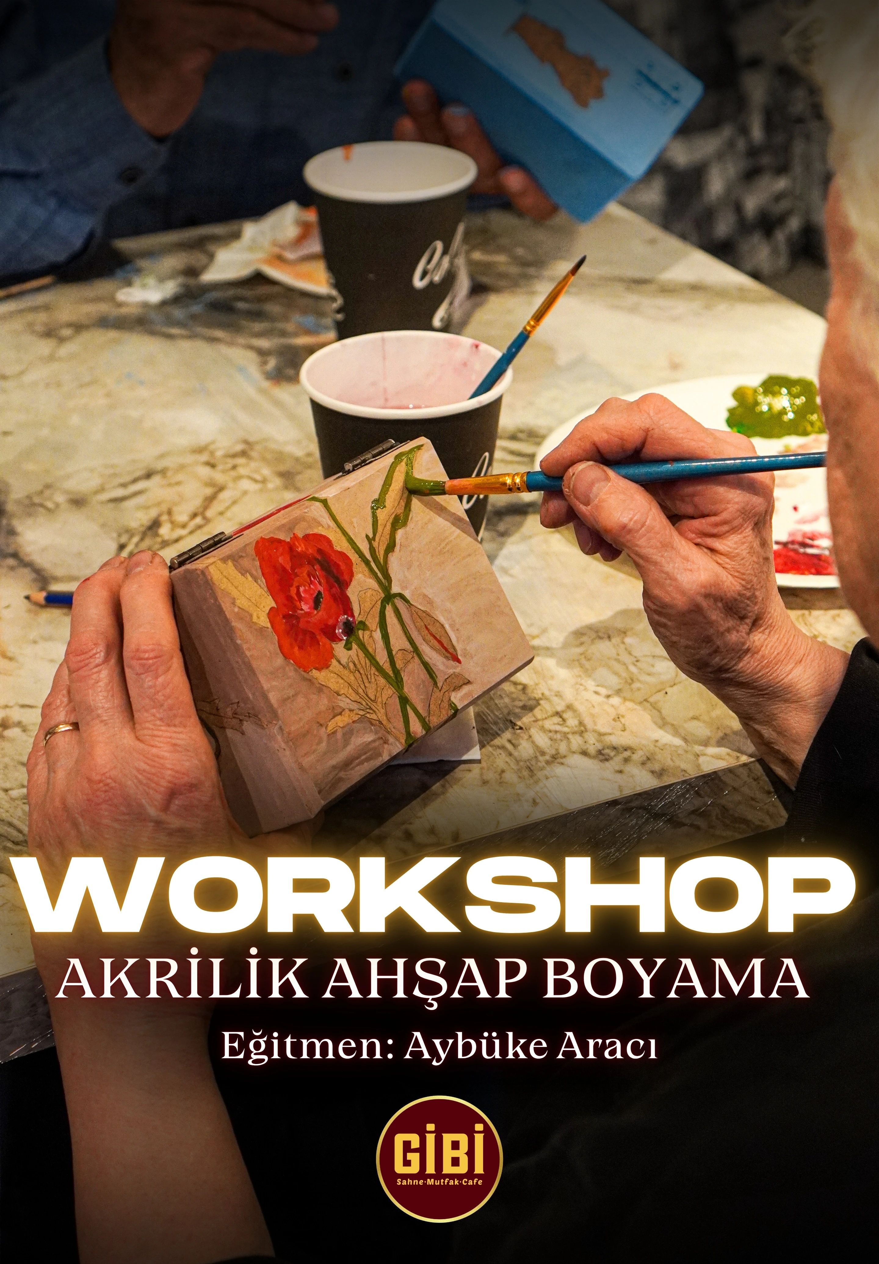Akrilik Ahşap Boyama Atölyesi