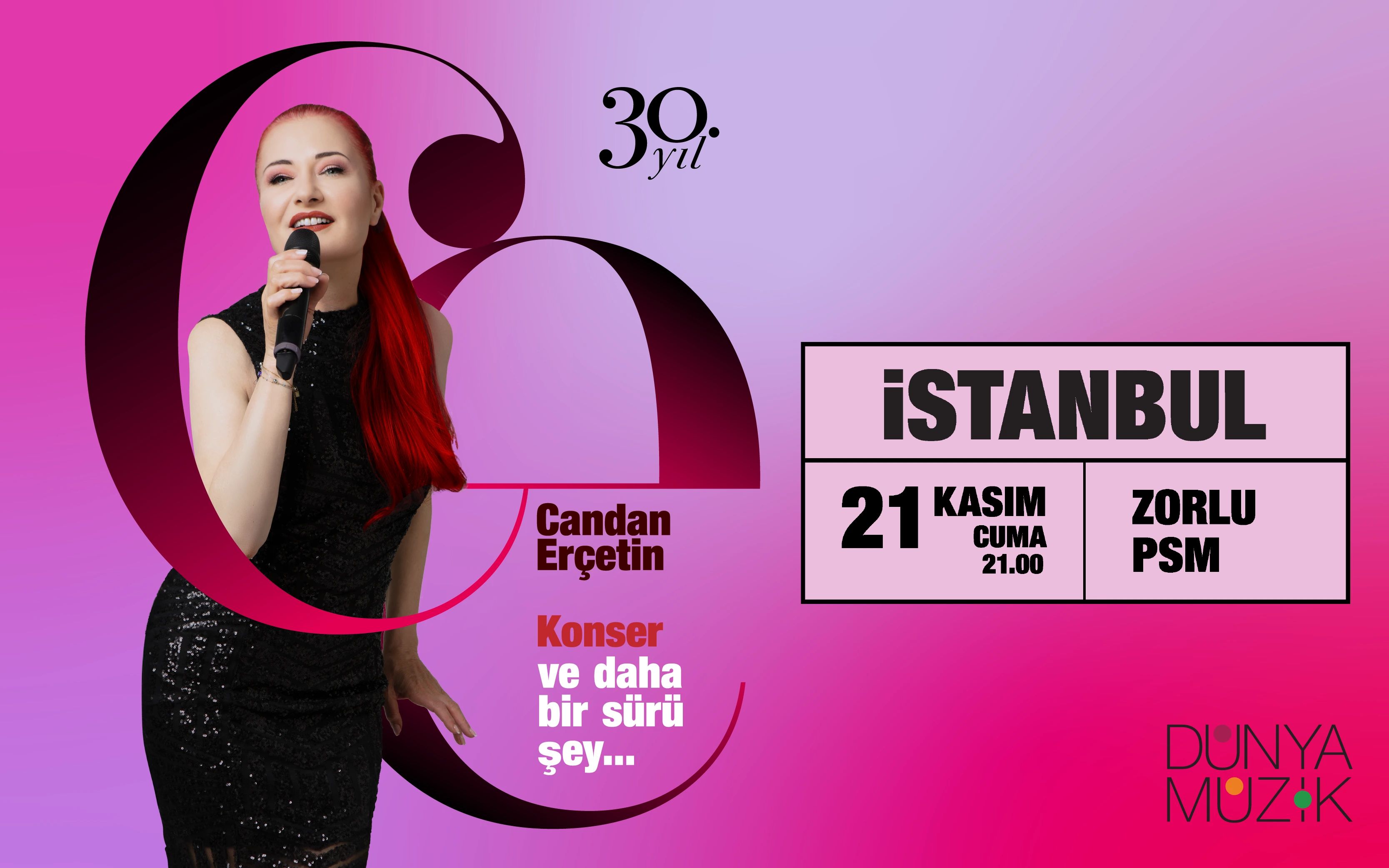    Candan Erçetin 30. Yıl Konseri poster