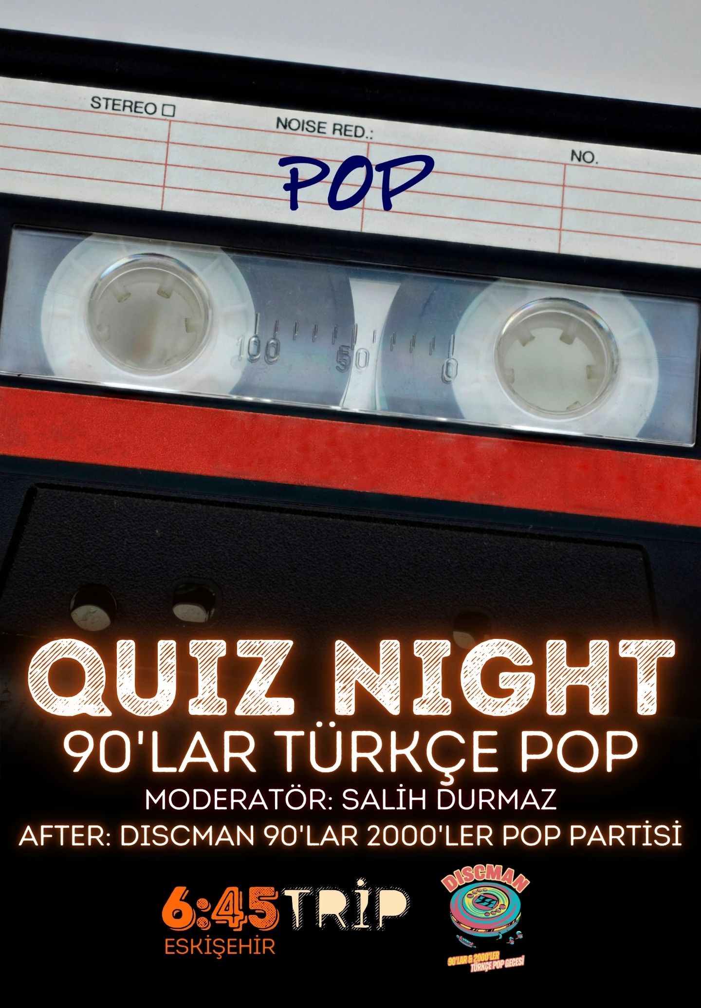 Quiz Night – 90’lar Türkçe Pop