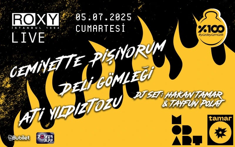 %100 Müzik Sunar: Radyo Modart Konserleri Cemiyette Pişiyorum, Deli Gömleği, Ati Yıldıztozu