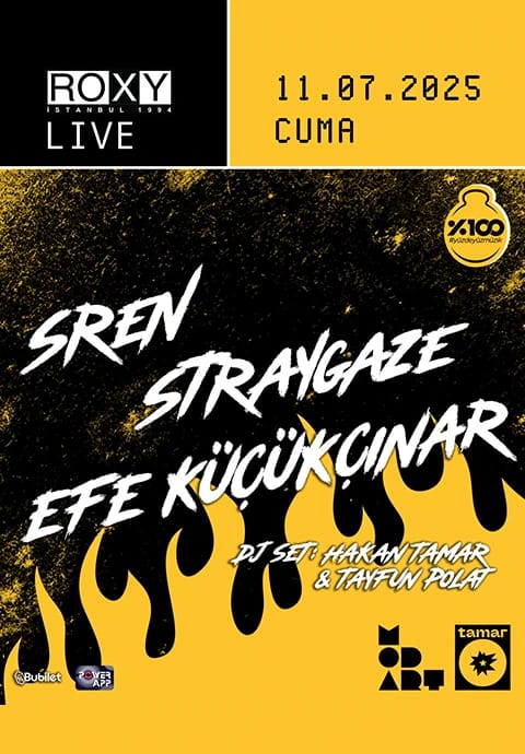 %100 Müzik Sunar: Radyo Modart Konserleri Sren, straygaze, Efe Küçükçınar