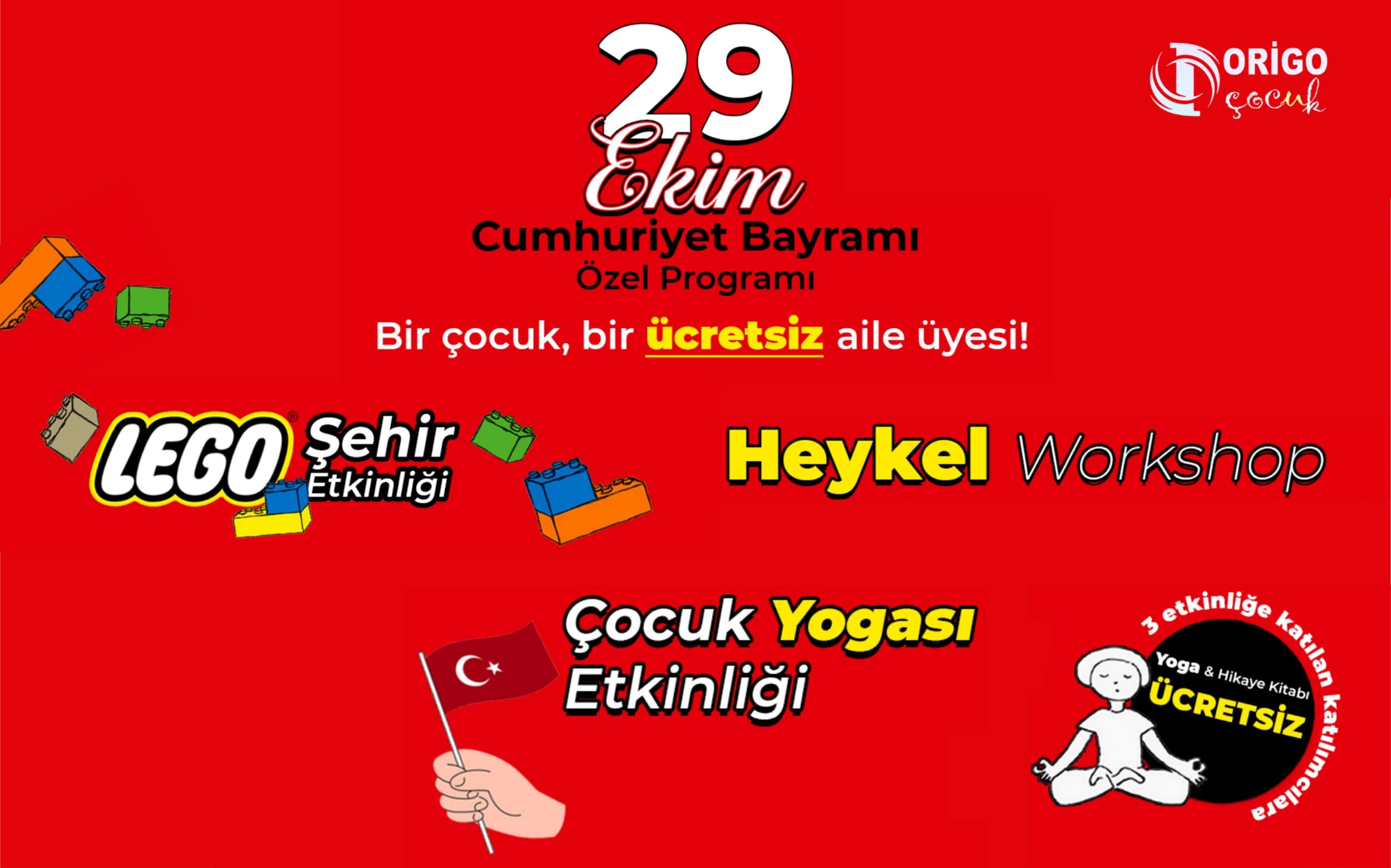 29 Ekim Cumhuriyet Etkinliği Aile Katılımlı Workshoplar