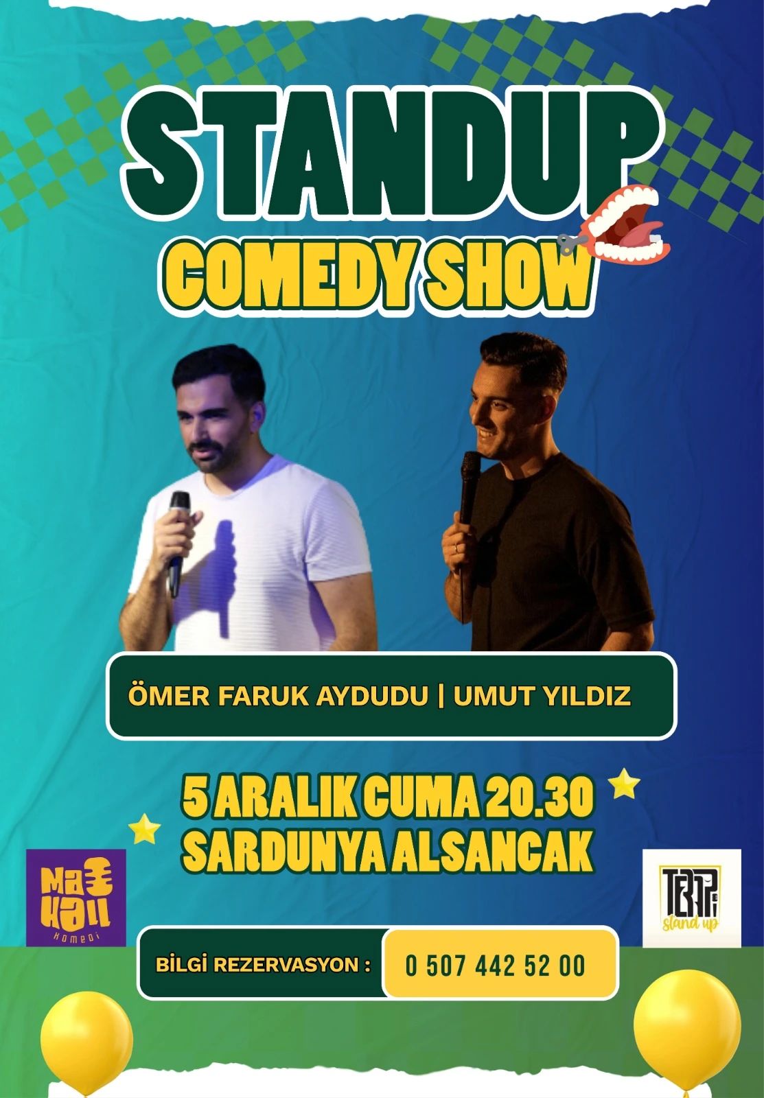 2'si 1 Arada Stand UP Gecesi İzmir 