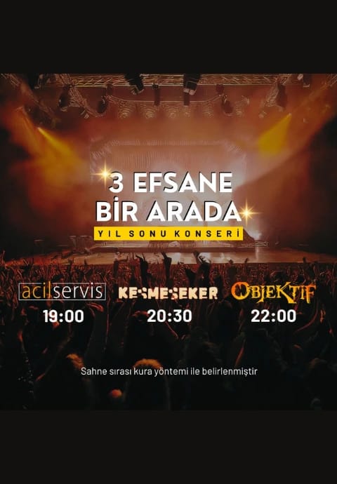 3 Efsane Bir Arada (Acil Servis, Kesmeşeker, Objektif)