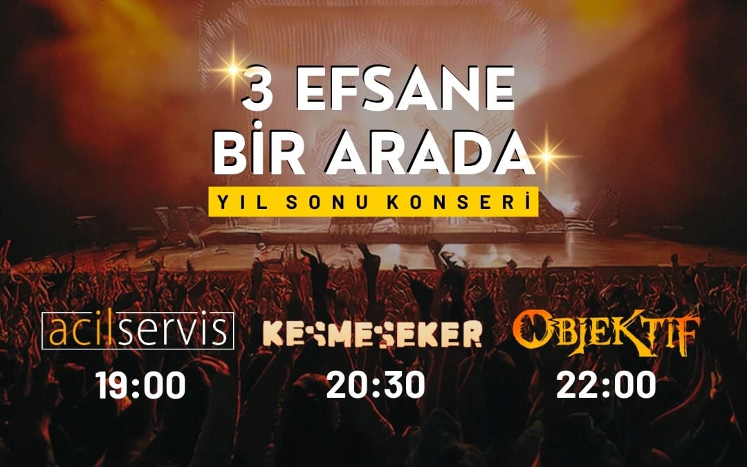 3 Efsane Bir Arada (Acil Servis, Kesmeşeker, Objektif)