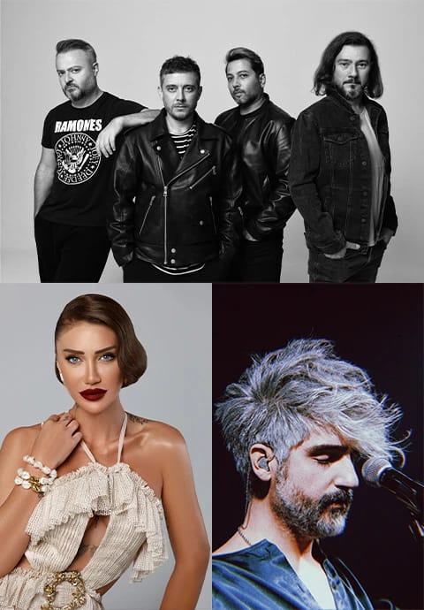 3 Konser Tek Bilet: Seksendört - Cevher - Manuş Baba