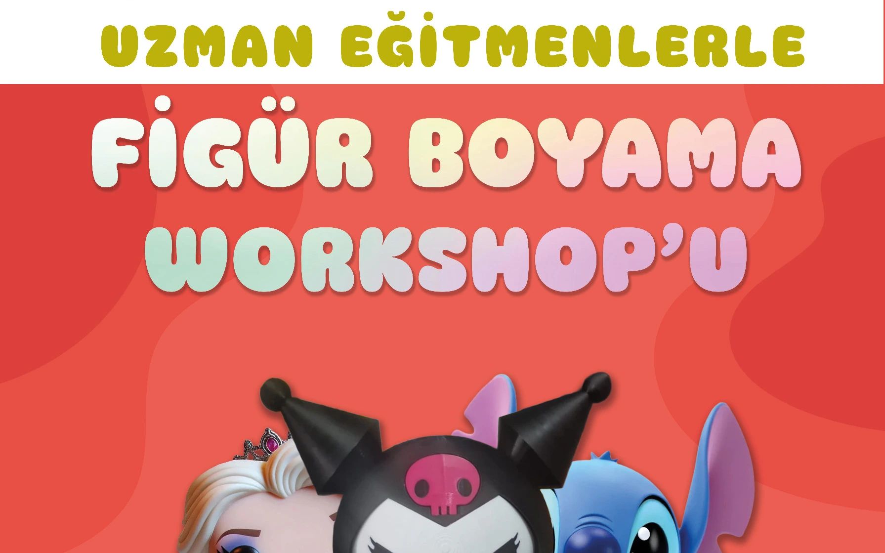 3D Figür Boyama Workshop poster