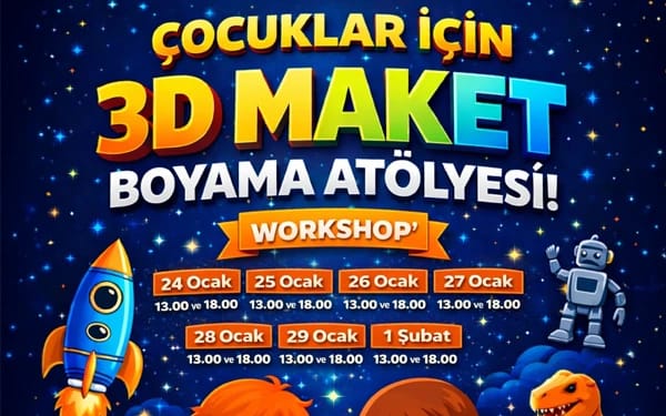 3D Maket Boyama Atölyesi