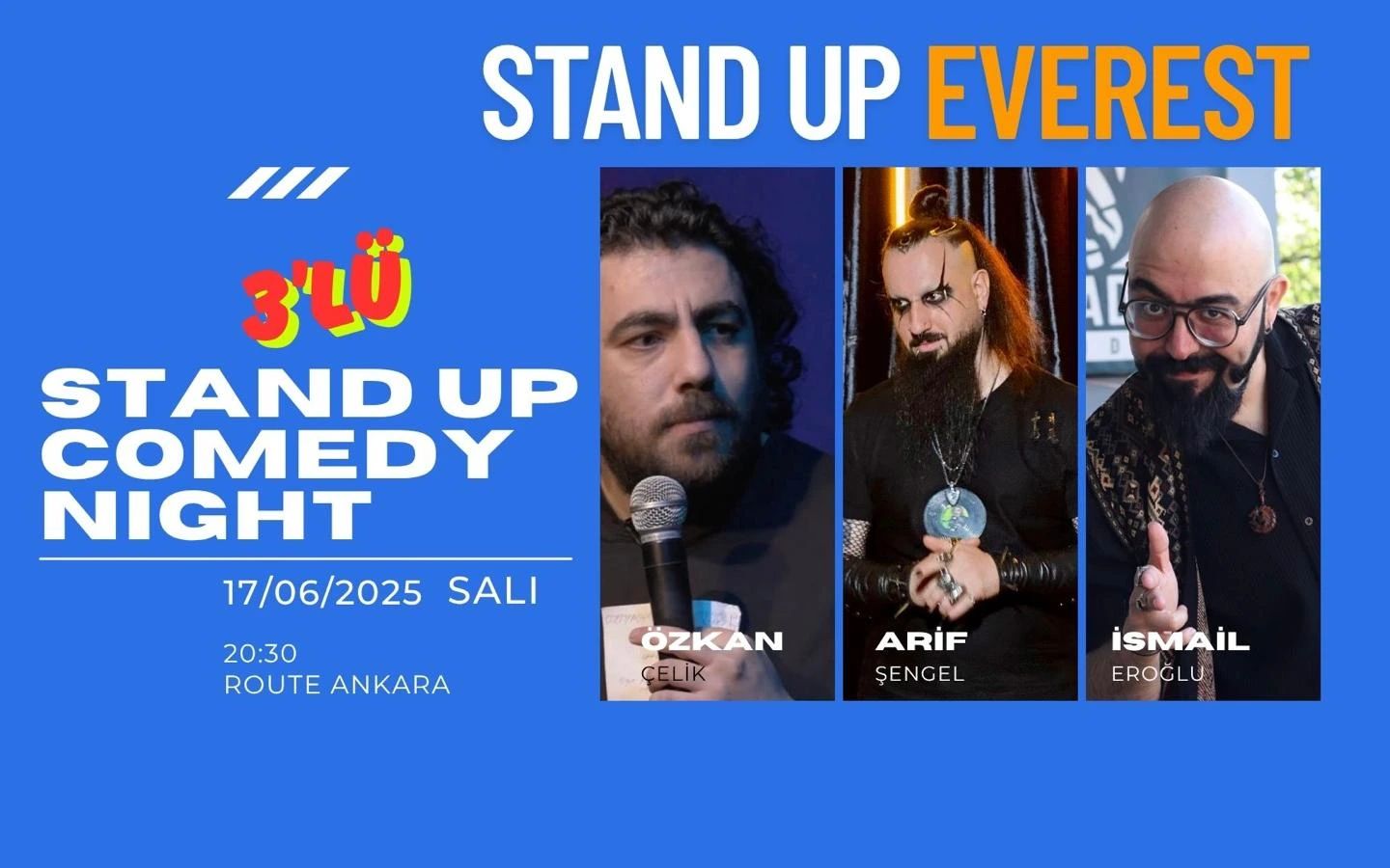Özkan Çelik - 3'lü Stand Up Comedy Night