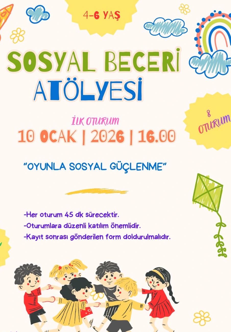 4-6 Yaş Sosyal Beceri Atölyesi