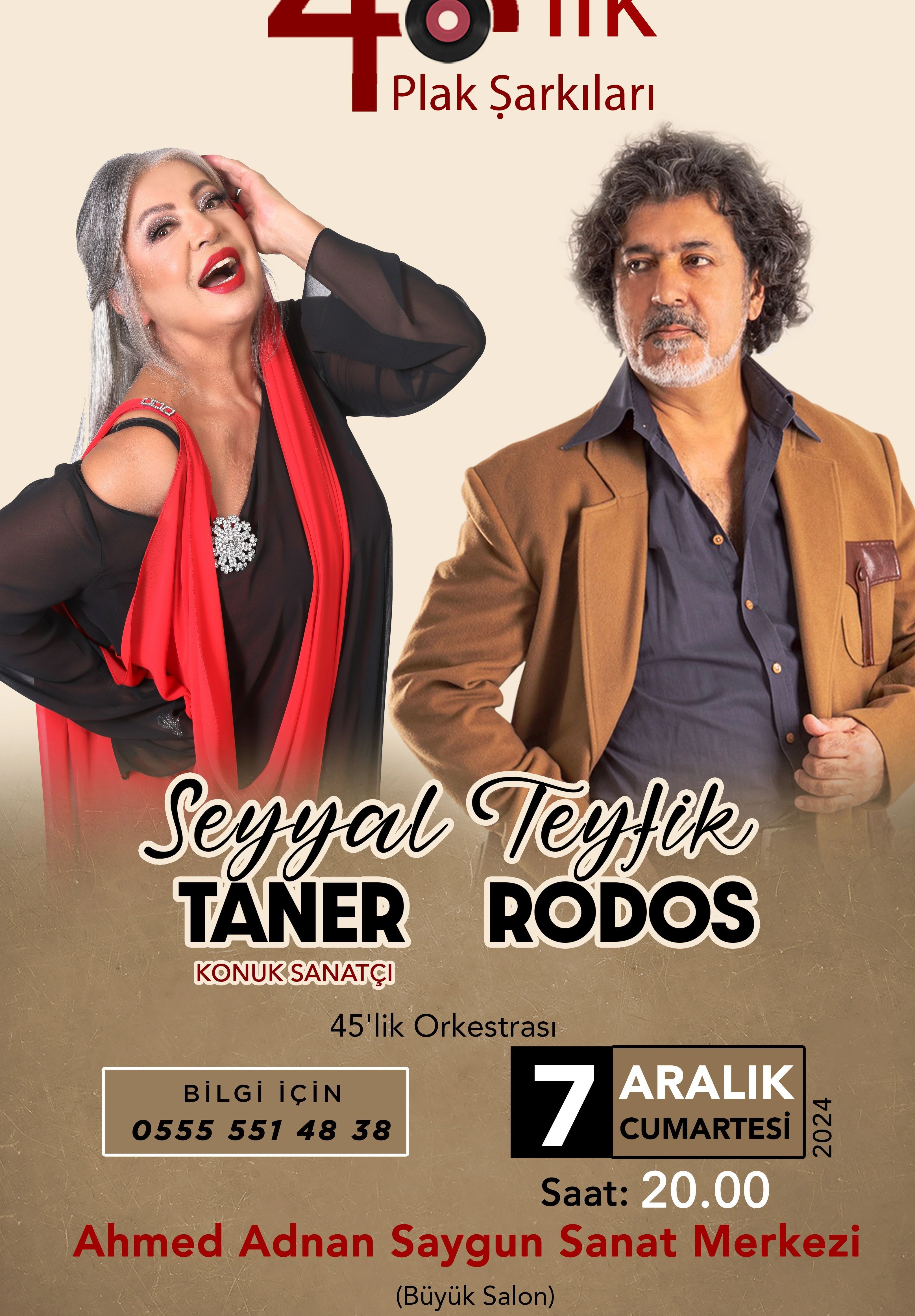 45'lik Plak Şarkıları -  Seyyal Taner & Teyfik Rodos