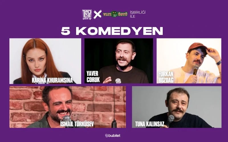 5 Komedyen poster