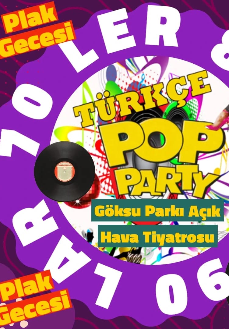 60'lar 70'ler 80'ler Plak Gecesi