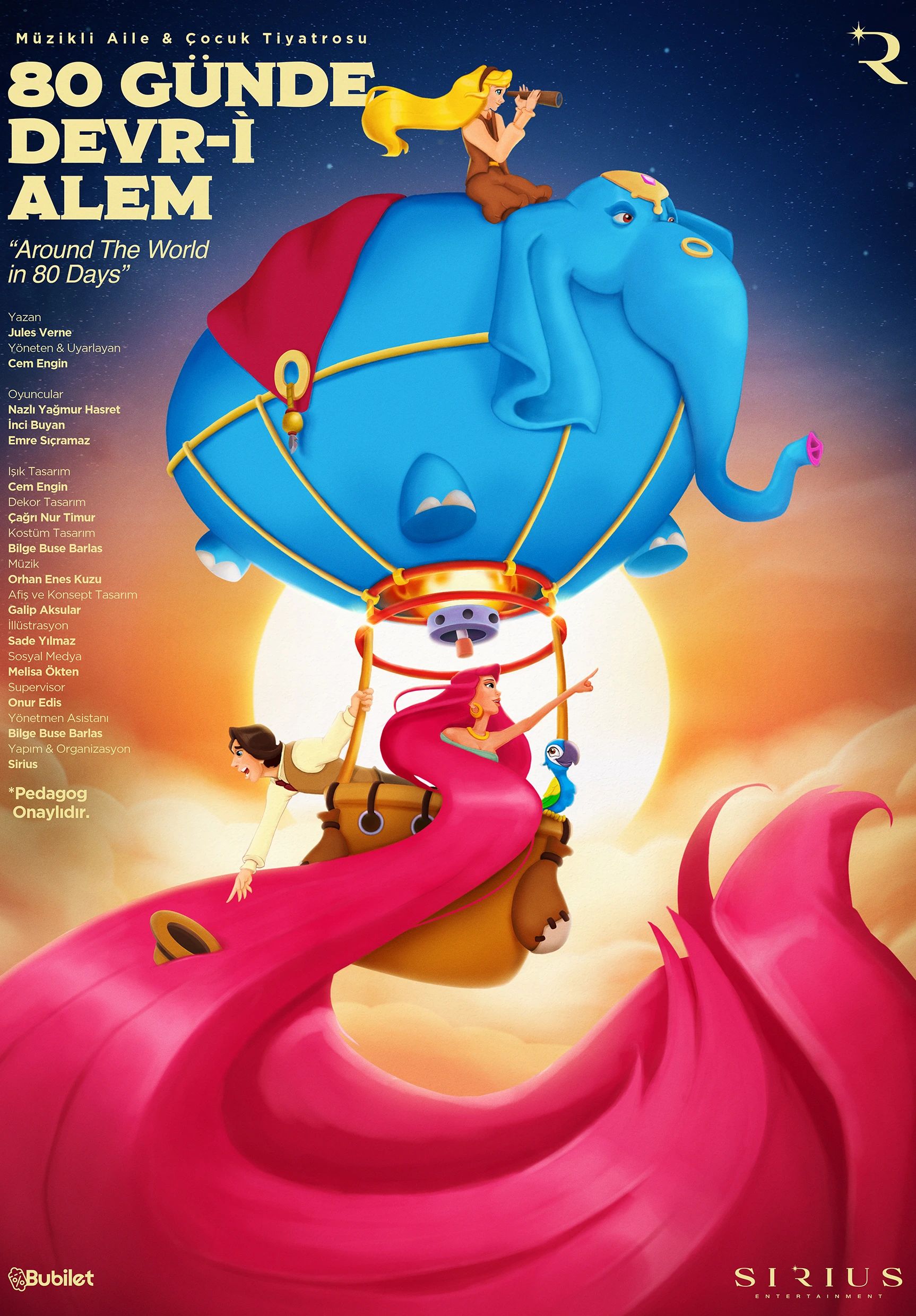 80 Günde Devr-i Alem Çocuk Oyunu