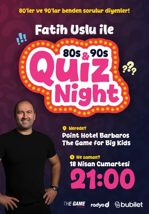 80s & 90s Quiz Night