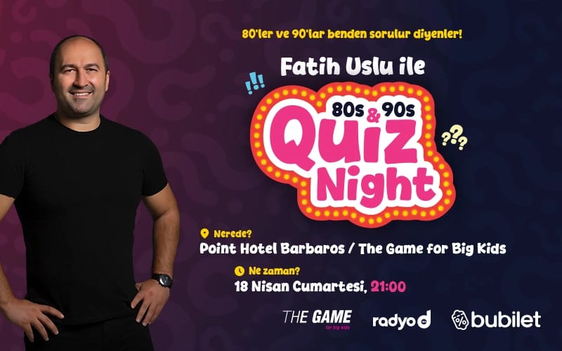 80s & 90s Quiz Night