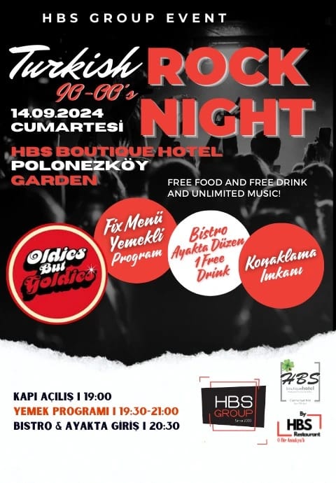 90-00's Türkçe Rock Night