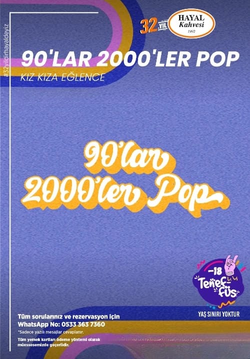 90'lar & 2000'ler Pop- Kız Kıza Eğlence - Teneffüs