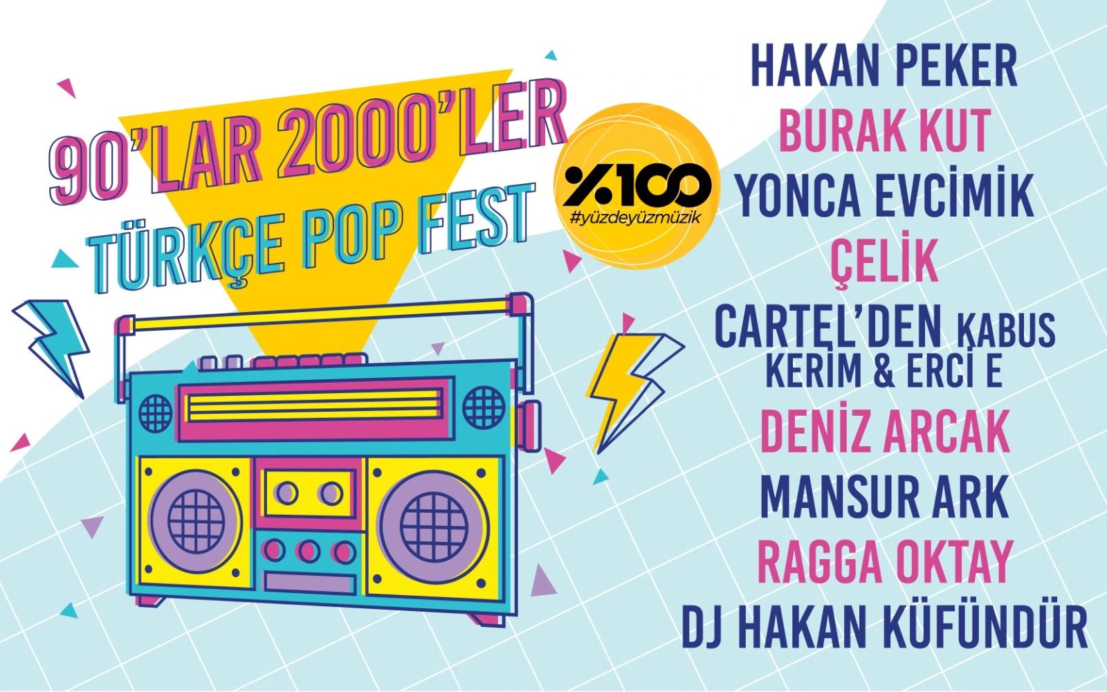 90'lar 2000'ler Türkçe Pop Fest