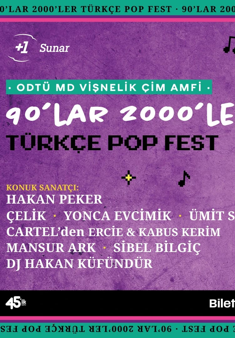 90'lar & 2000'ler Türkçe Pop Fest