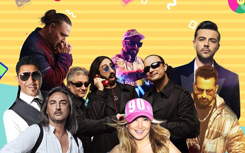 Hep Yeni Kal Sunar: 90'lar Türkçe Pop Fest: Burak Kut- Çelik- Grup Vitamin- Mansur Ark- Ragga Oktay- Yonca Evcimik- Ozan Orhon - DJ Hakan Küfündür