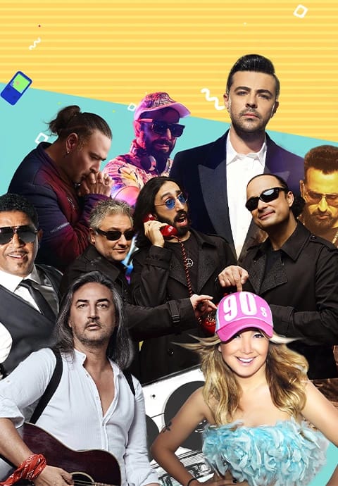 Hep Yeni Kal Sunar: 90'lar Türkçe Pop Fest: Burak Kut- Çelik- Grup Vitamin- Mansur Ark- Ragga Oktay- Yonca Evcimik- Ozan Orhon - DJ Hakan Küfündür