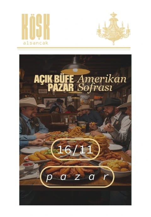 Açık Büfe Pazar: Amerikan Sofrası