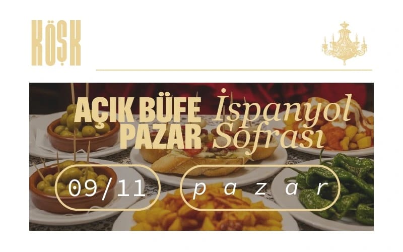 Açık Büfe Pazar: İspanyol Sofrası