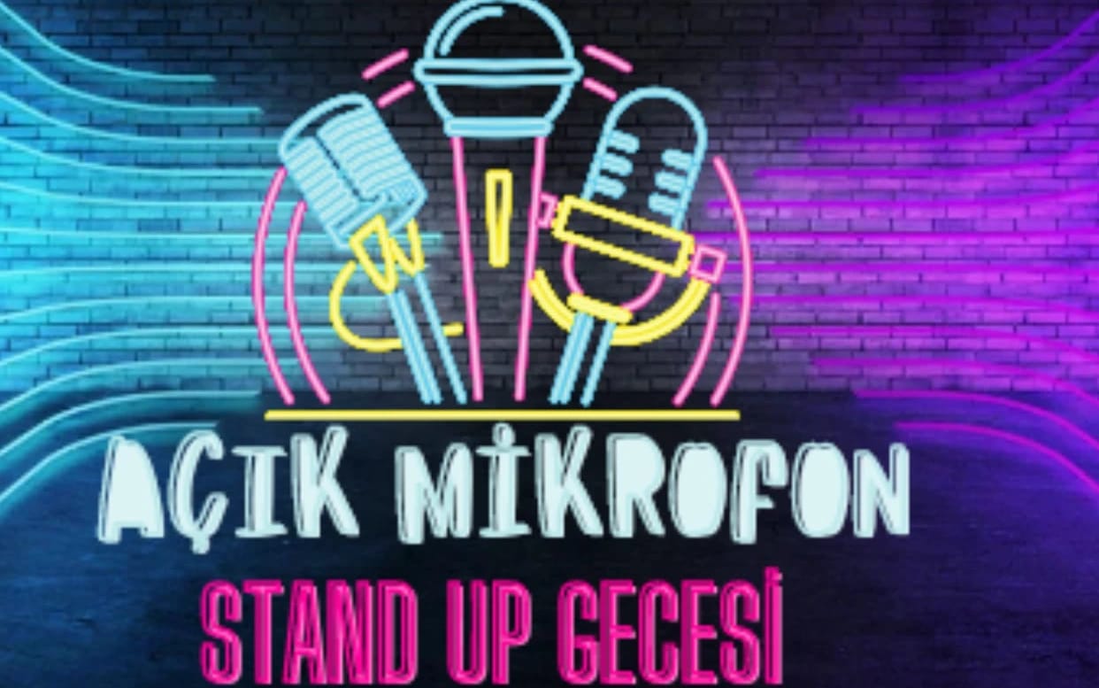 AÇIK MİKROFON Stand up Gecesi Taksim- Pera- Beyoğlu poster
