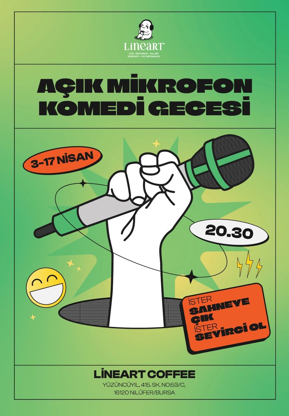 Açık Mikrofon Stand-Up Gecesi