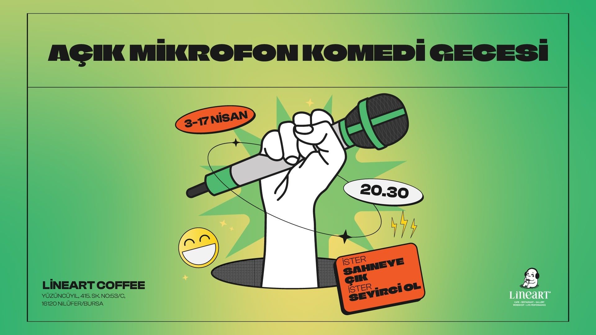 Açık Mikrofon Stand-Up Gecesi
